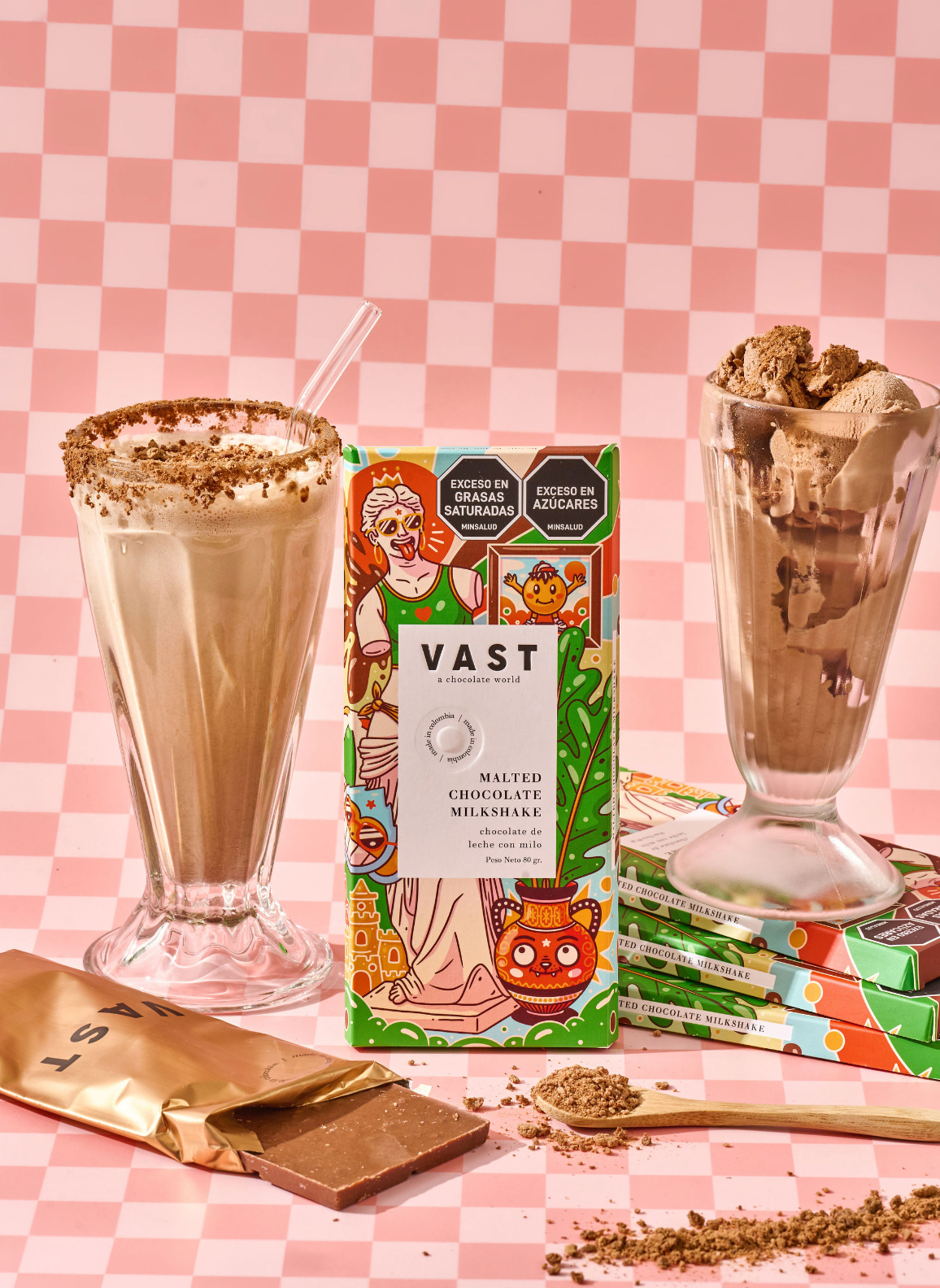 Malted Chocolate Milkshake